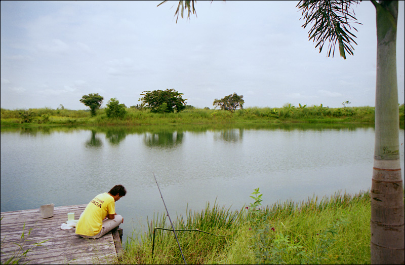 fishing at the lake